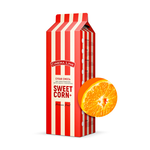 Смесь пищевая "SweetCorn+ Fruit Premium" апельсин/ пачка/0,8 кг